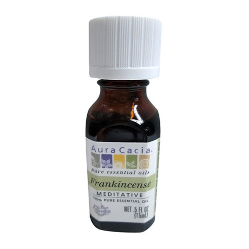 Aura Cacia Frankincense Essential Oil, Meditative Frankincense, 0.5 Oz